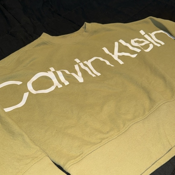Olive Green Calvin Klein Sweater - Picture 2 of 4